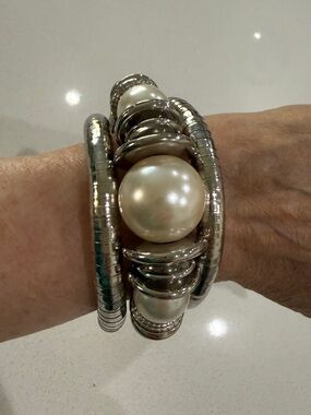 Sophisticated Multi-layered Snake Coil Wrap Bracelet